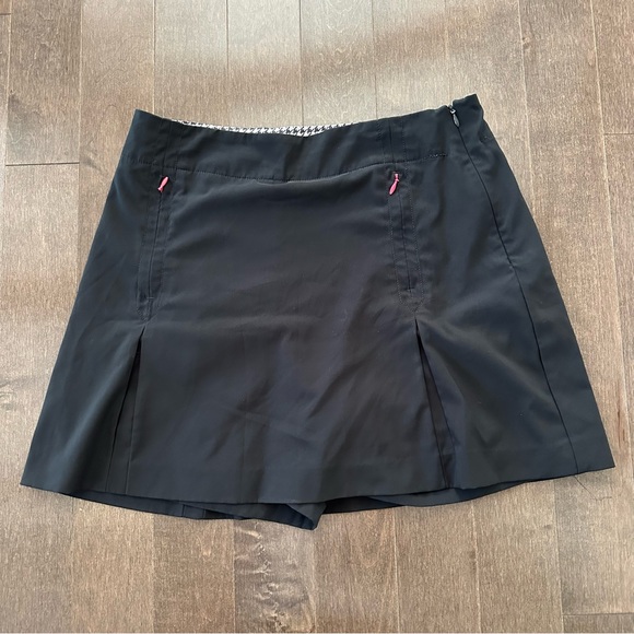 Nike Women's Dri Fit Golf Skort Tennis Country Club Black Size 6 - Picture 1 of 10